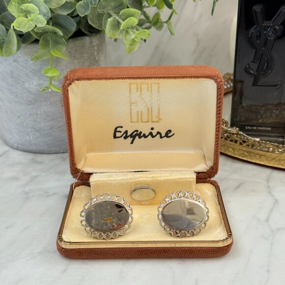 Vintage Other - NIB Vintage Esquire Cuff Links and Tie pin